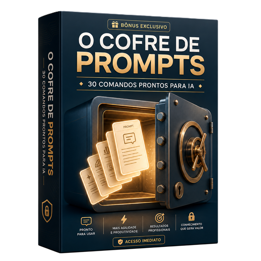 O Cofre de Prompts: 30 Comandos Prontos para IA